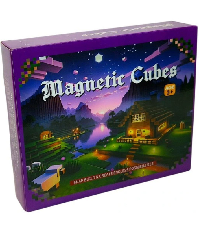 لگو مگنتی ماینکرافت ۱۹۸ تکه با طراحی پیکسلی