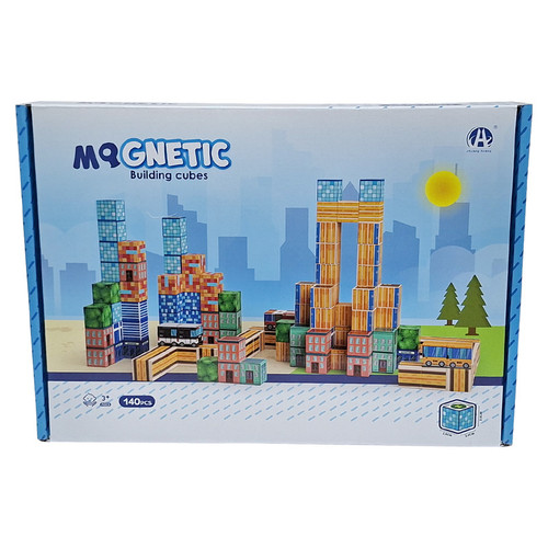 مکعب مگنتی مدل شهرسازی 140 تکه