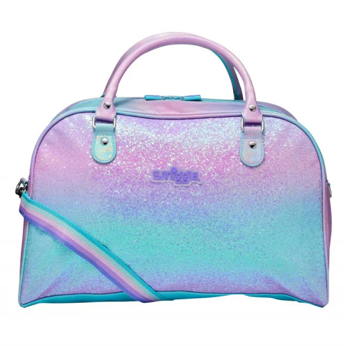 ساک اوریجینال اسمیگل طرح یونیکورن با رنگهای پاستلی؛ مناسب سفر، باشگاه و استفاده روزمره کودکان و نوجوانان.