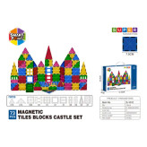 ست مگنت تایل مغناطیسی کلاسیک با قطعات رنگی و آهنربایی؛ مناسب ساختوساز و بازی آموزشی کودکان.