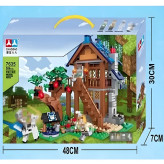 لگو ماینکرافت مدل خانه درختی با ۵۰۴ قطعه و طراحی پیکسلی؛ مناسب ساختوساز و بازی تخیلی.