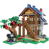 لگو ماینکرافت مدل خانه درختی با ۵۰۴ قطعه و طراحی پیکسلی؛ مناسب ساختوساز و بازی تخیلی.