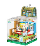 لگو رستوران کرستی کرَب با فیگور آقای خرچنگ و وسایل ریز رستوران؛ مناسب ساختوساز و کلکسیون.