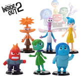 فیگور ۶ عددی انیمیشن بیرون و درون (Inside Out)؛ ست اسباببازی کلکسیونی شخصیتهای احساسات مناسب هدیه و دکور.