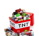 مکعب مگنتی ماینکرافت ۲۰۴ تکه به همراه باکس TNT؛ اسباببازی ساختنی و فکری خلاقانه الهامگرفته از بازی محبوب ماینکرافت همراه با باکس فلزی.