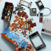 لگو سوپرماریو مدل Nintendo Entertainment System کد 25266؛ اسباببازی ساختنی و کلکسیونی کنسول نینتندو و تلویزیون قدیمی مناسب دکور.