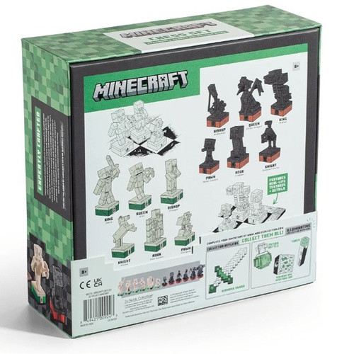 شطرنج طرح ماینکرفت اورجینال شرکتی مدل Minecraft Chess Set کد CTT657